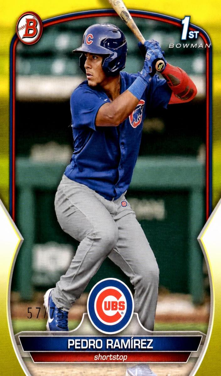2023 Bowman Prospects Baseball Yellow Pedro Ramirez #BP-2