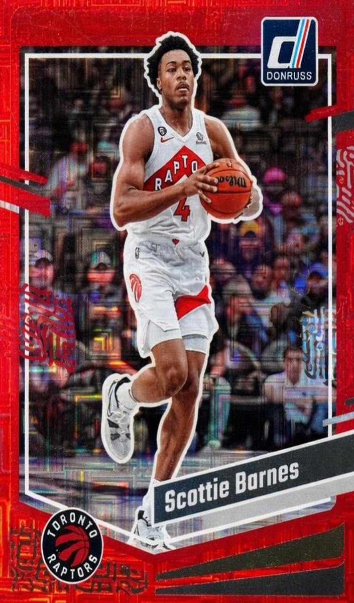 2023 Panini Donruss Basketball Holo Red Laser Scottie Barnes #46