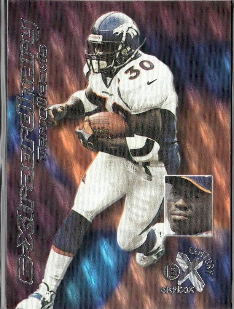 1999 Skybox E-X Century Football Terrell Davis #4 XT