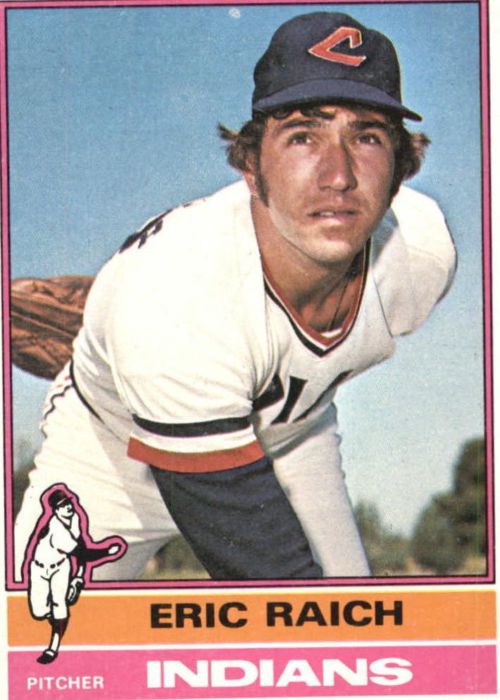 1976 Topps Baseball Eric Raich #484 PSA 9