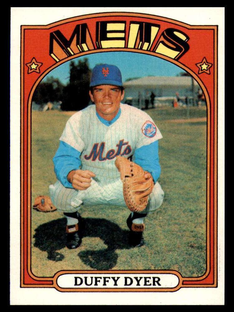 1972 Topps Baseball Duffy Dyer #127 PSA 9