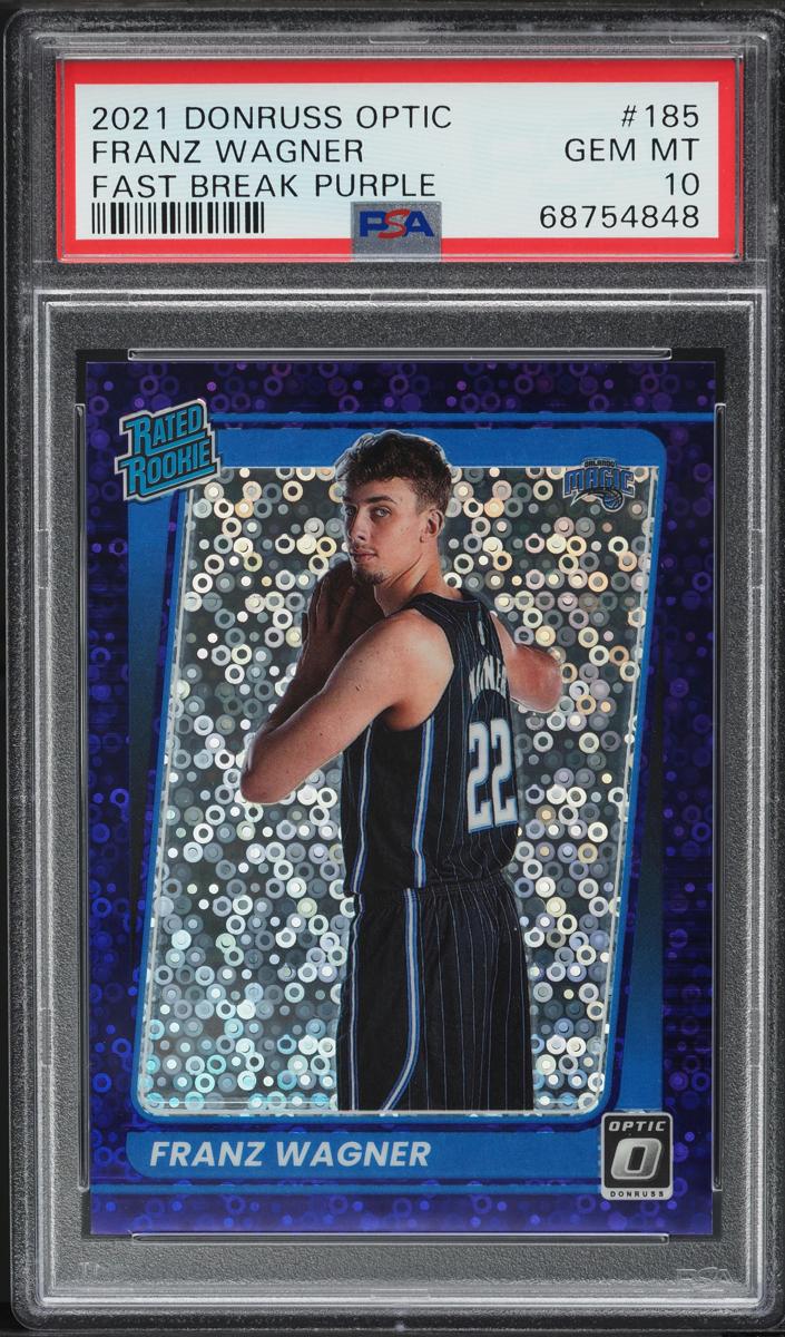 2021 Donruss Optic Basketball Fast Break Purple Franz Wagner #185