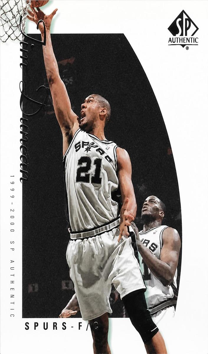 1999 SP Authentic Basketball Tim Duncan #73
