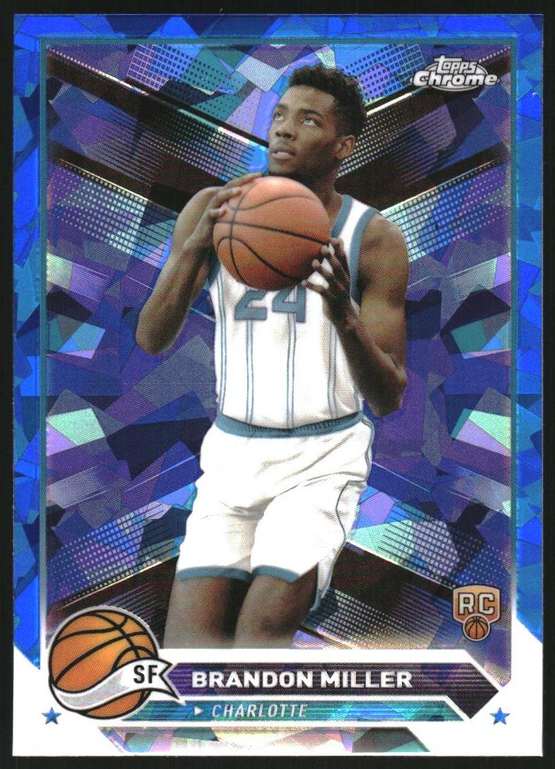 2023 Topps Chrome Sapphire Basketball Brandon Miller #127 PSA 9