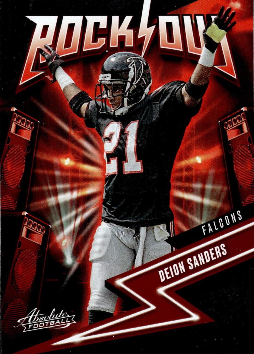 2023 Panini Absolute Football Spectrum Orange Deion Sanders #5