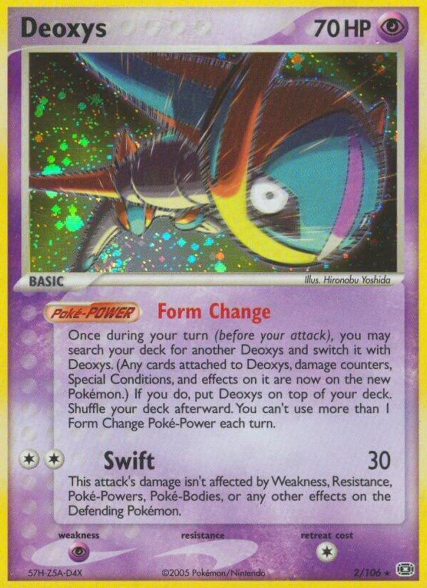 2005 Pokemon EX Emerald Deoxys #2 BGS 9.5