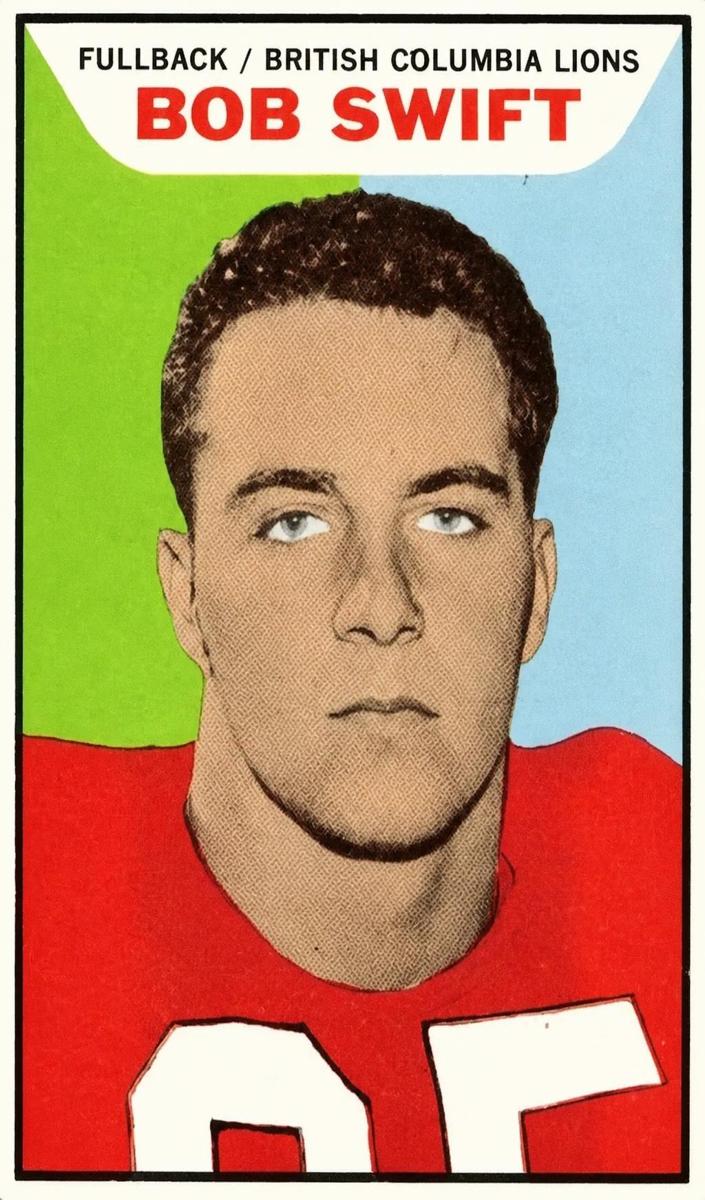 1965 Topps CFL Football Bob Swift #15