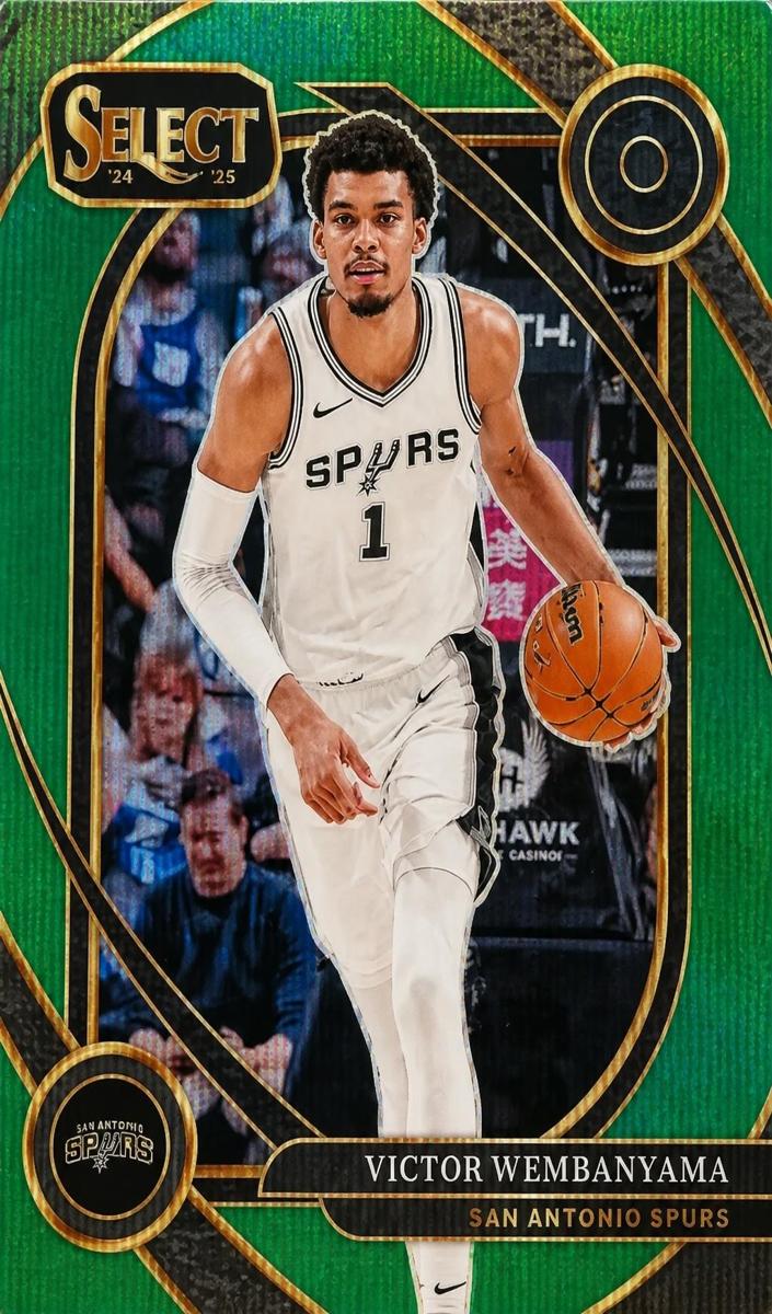 2024 Panini Select Basketball Green Wave Victor Wembanyama #229