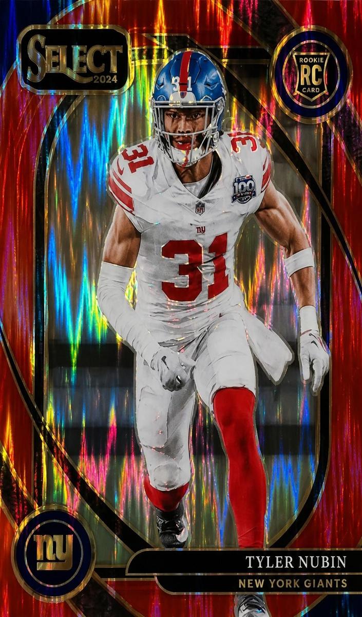 2024 Panini Select Football Red Shock Tyler Nubin #299