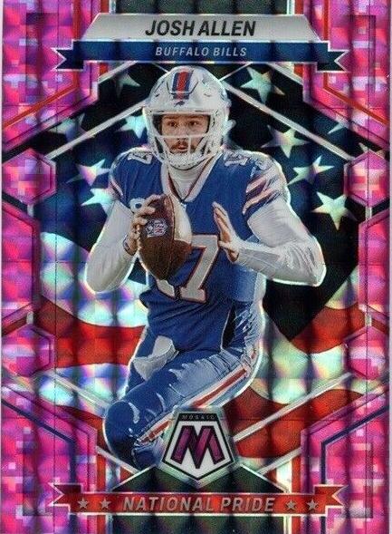 2023 Panini Mosaic Football Camo Pink Josh Allen #257 SGC 9.5
