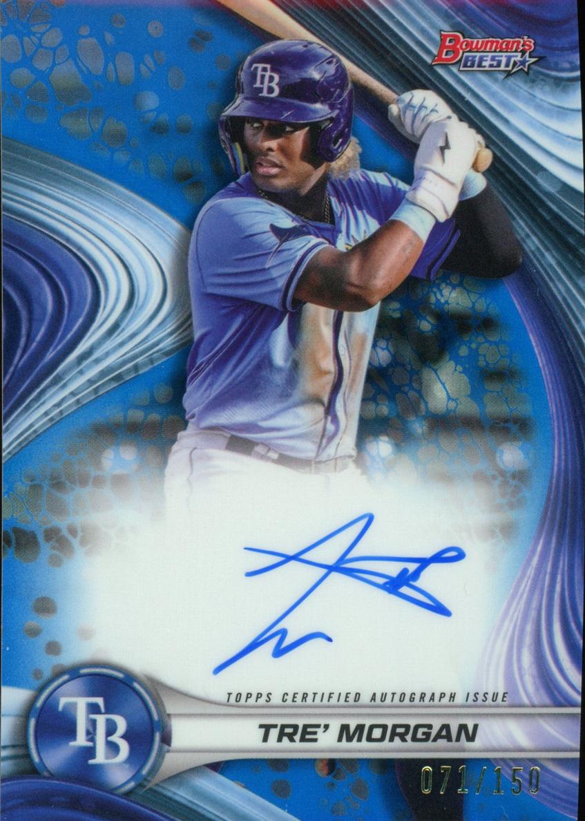 2024 Bowman's Best Baseball Blue Tre' Morgan #B24-TM