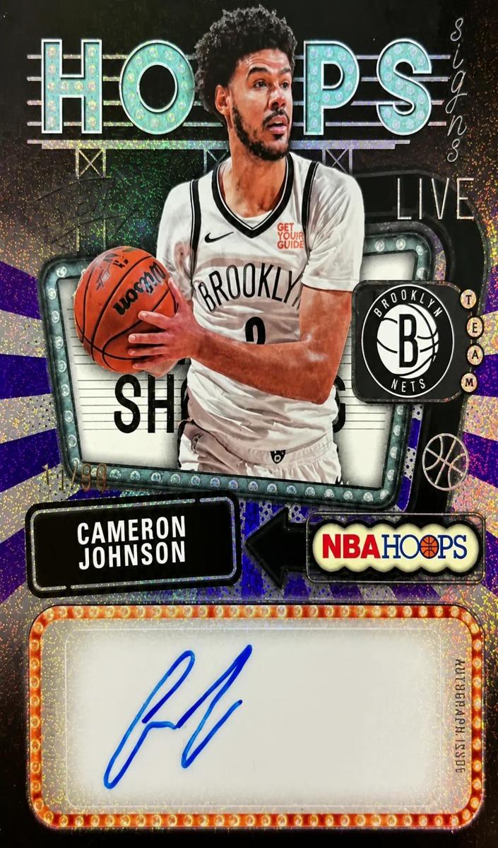 2025 Topps NBA Hoops Basketball Cameron Johnson #HS-CJ