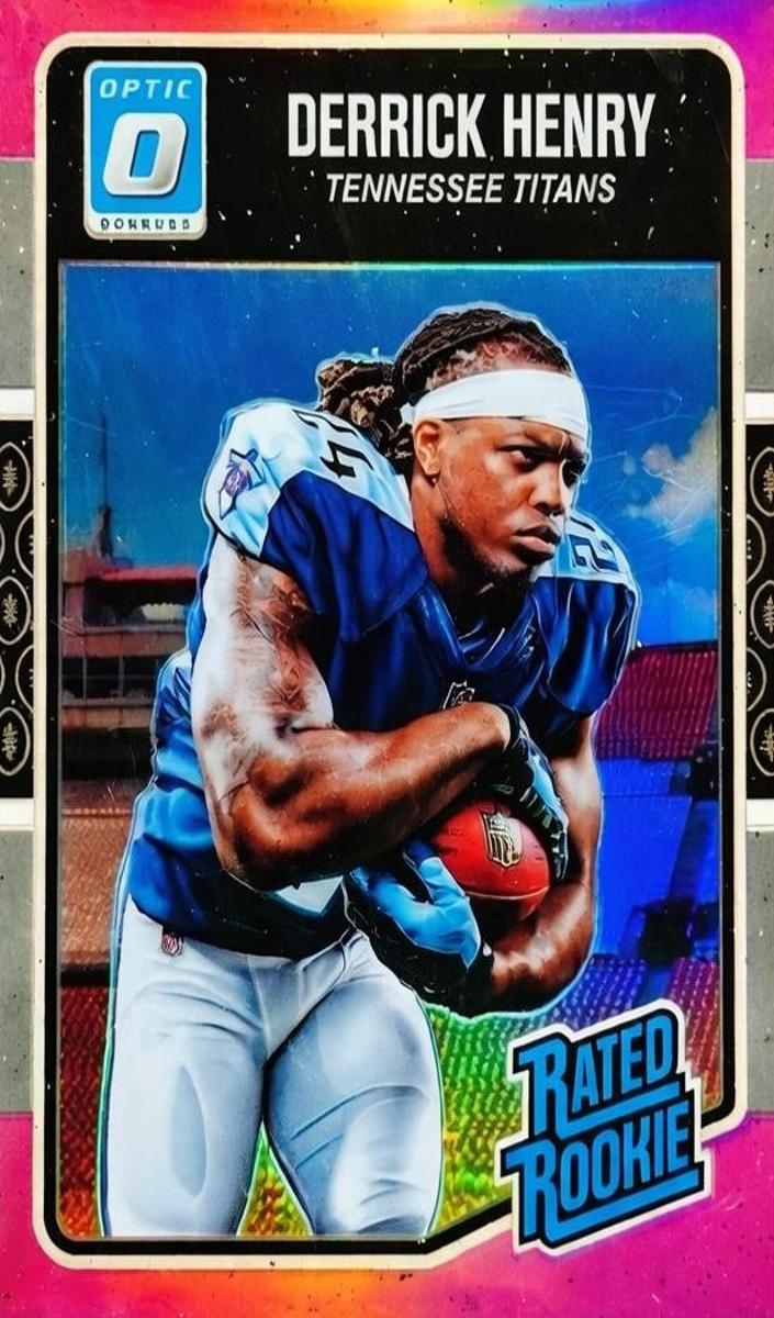2016 Donruss Optic Football Pink Derrick Henry #165 PSA 9