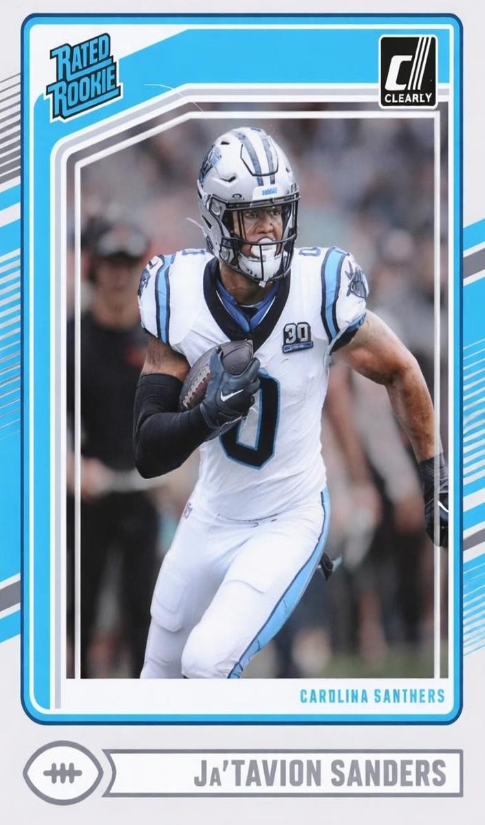 2024 Panini Clearly Donruss Football Ja'Tavion Sanders #81