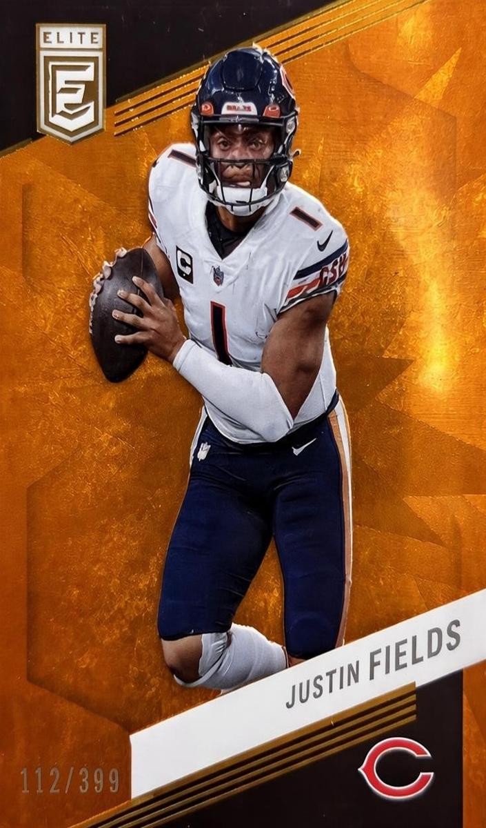 2023 Donruss Elite Football Orange Justin Fields #60