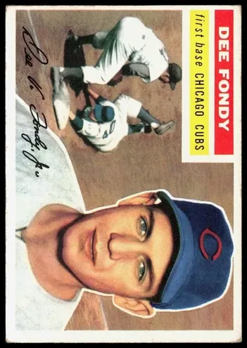 1956 Topps Baseball Dee Fondy #112 PSA 6.5