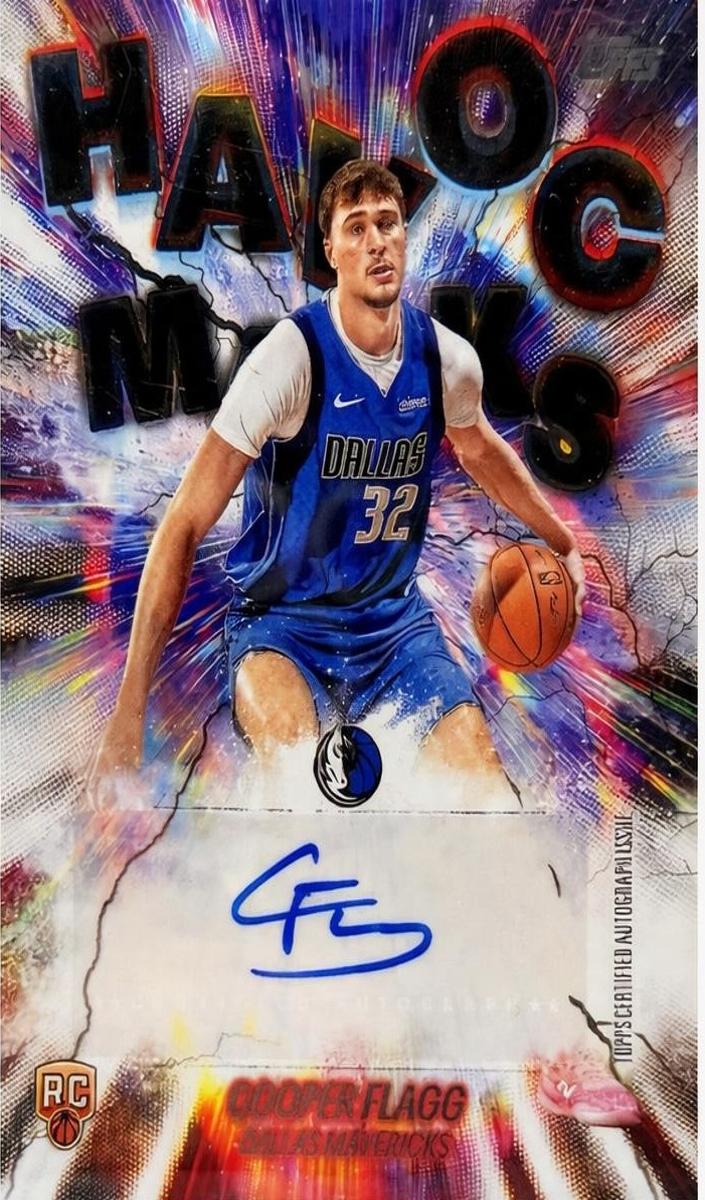 2025 Topps Basketball Rainbow Foilboard Cooper Flagg #HM-CF PSA 9