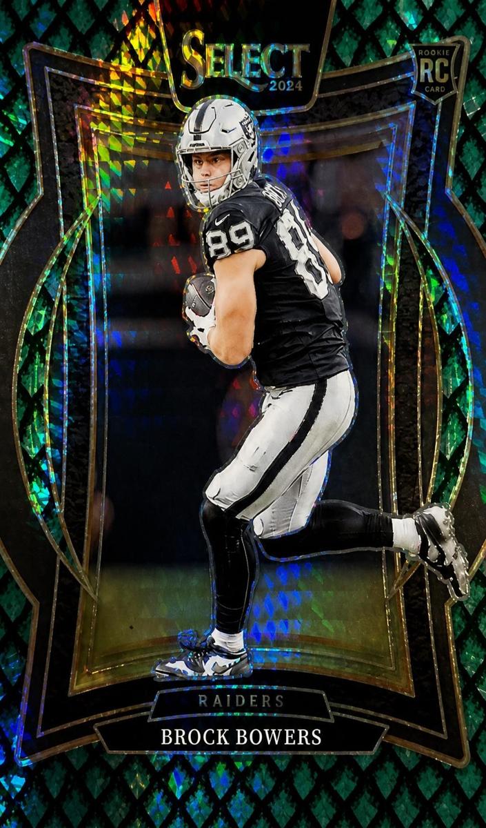 2024 Panini Select Football Dragon Scale Brock Bowers #31 PSA 10