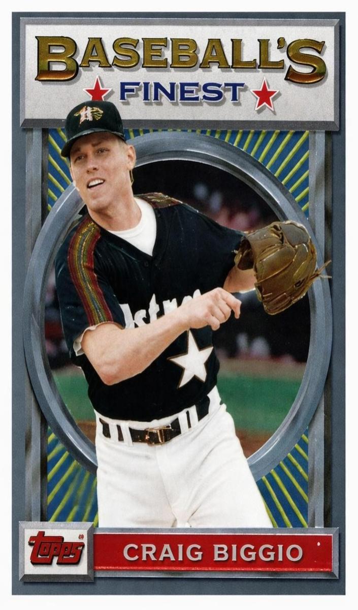 1993 Topps Finest Baseball Craig Biggio #119 PSA 9
