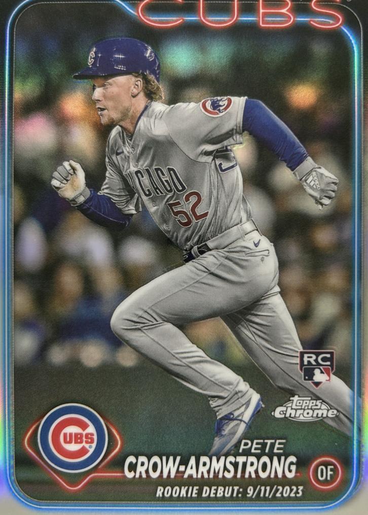 2024 Topps Chrome Update Baseball Refractor Pete Crow-Armstrong #USC158