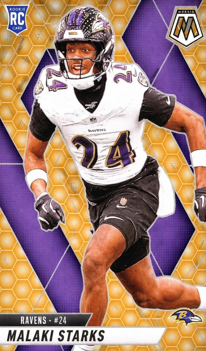 2025 Panini Mosaic Football Honeycomb Malaki Starks #347