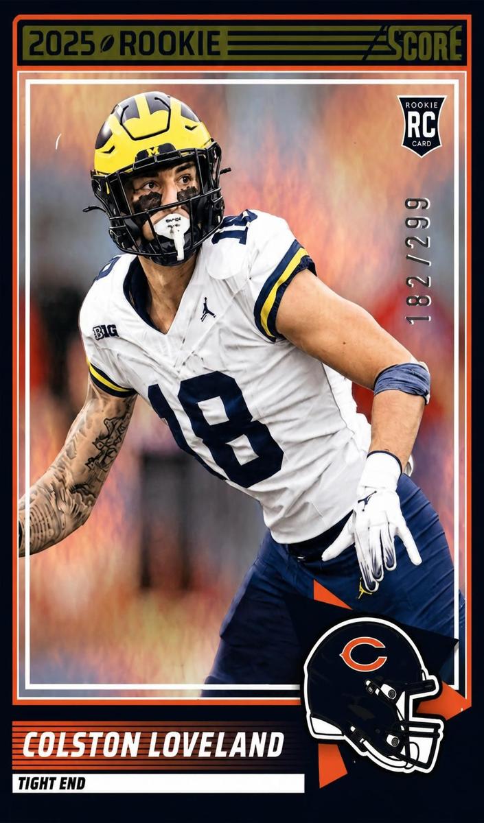 2025 Panini Score Football Circular Colston Loveland #31
