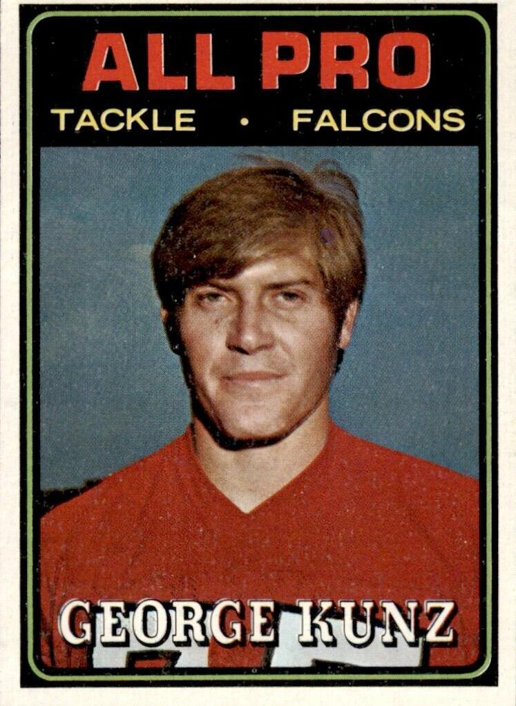 1974 Topps Football George Kunz #122
