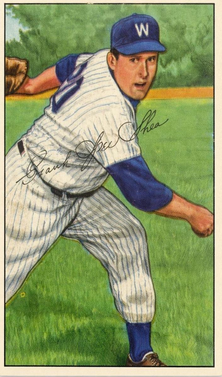 1952 Bowman Baseball Frank Shea #230