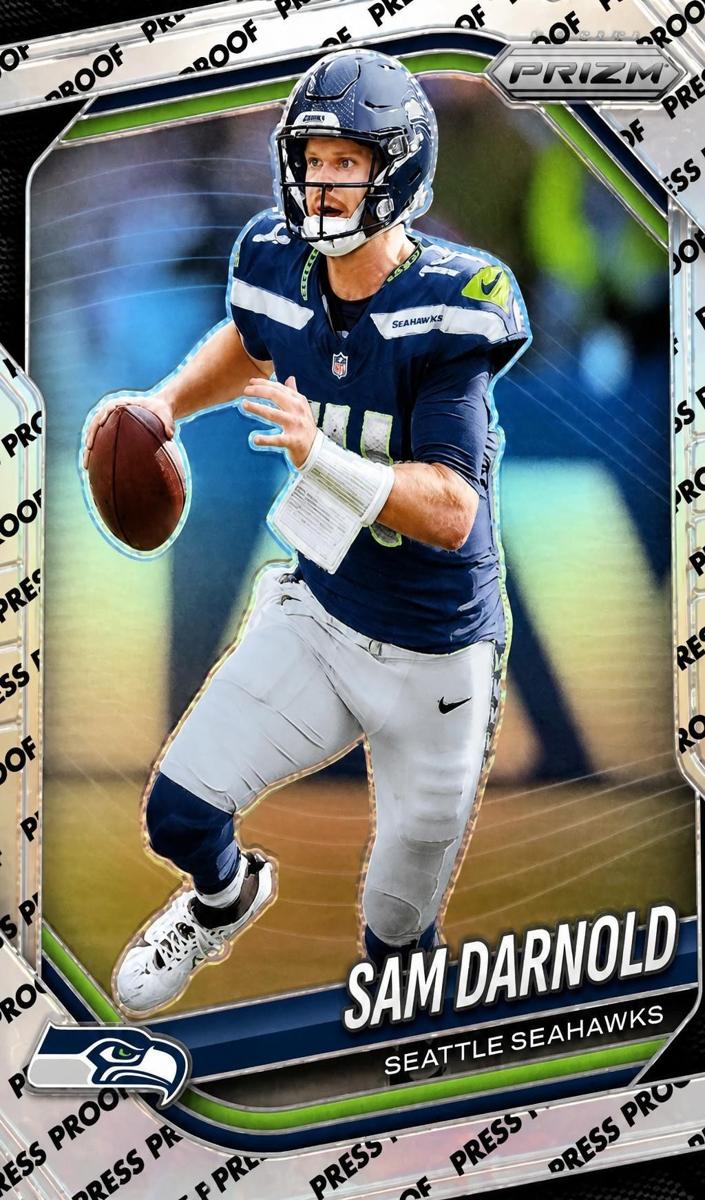2025 Panini Prizm Football Press Proof Sam Darnold #269