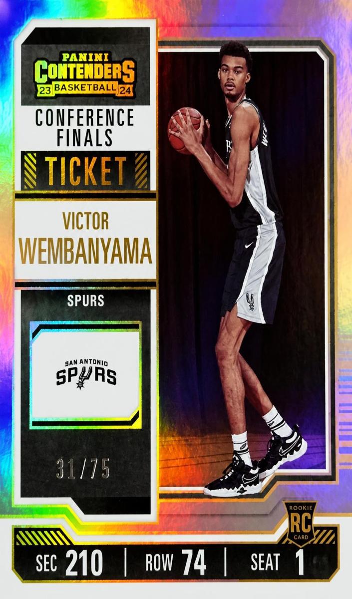2023 Panini Contenders Basketball Conference Finals Ticket Victor Wembanyama #11