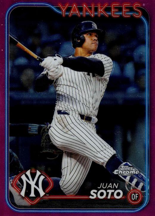 2024 Topps Chrome Baseball Pink Juan Soto #150