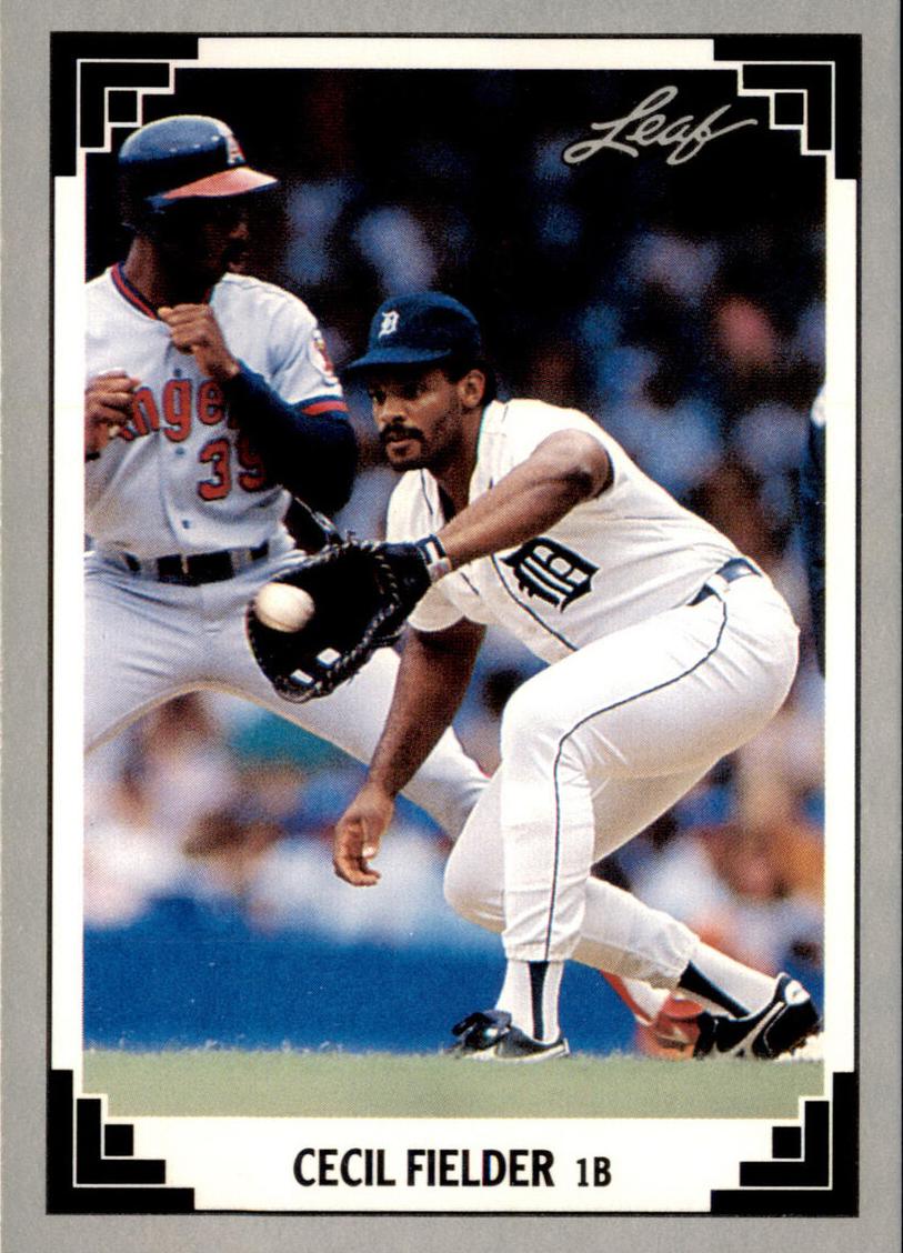 1991 Leaf Baseball Cecil Fielder #106