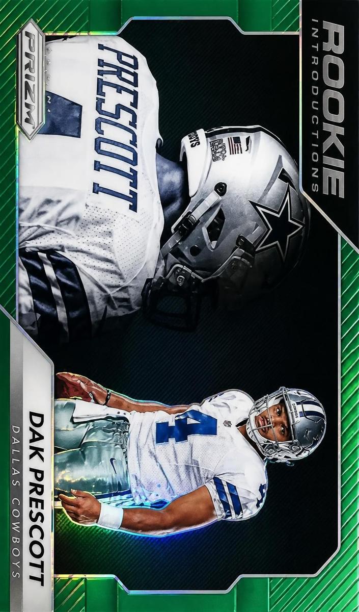 2016 Panini Prizm Football Green Prizm Dak Prescott #22
