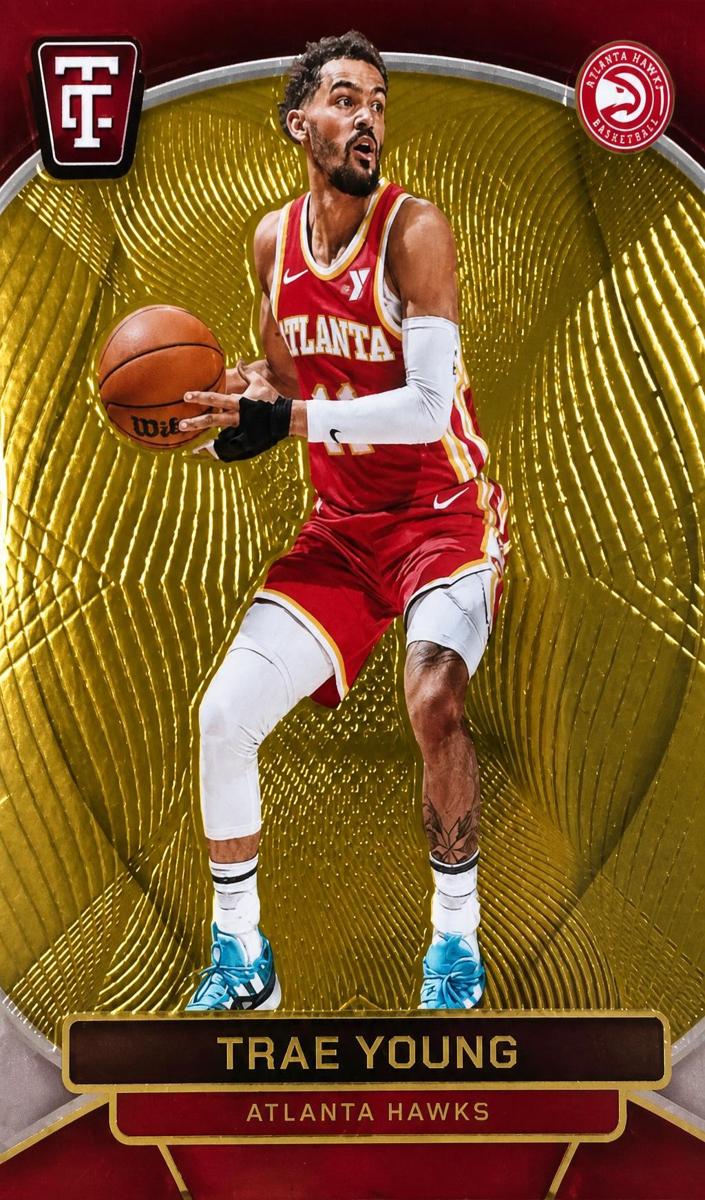 2024 Panini Totally Certified Basketball Mirror Gold Trae Young #77