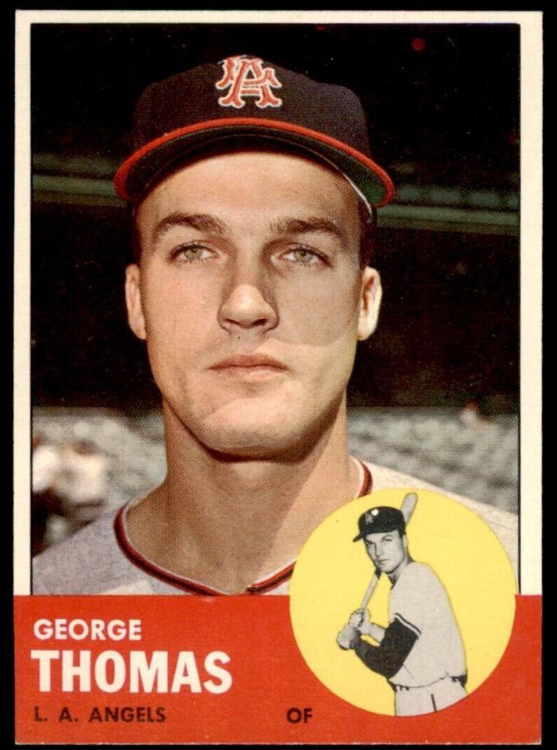 1963 Topps Baseball George Thomas #98 PSA 7