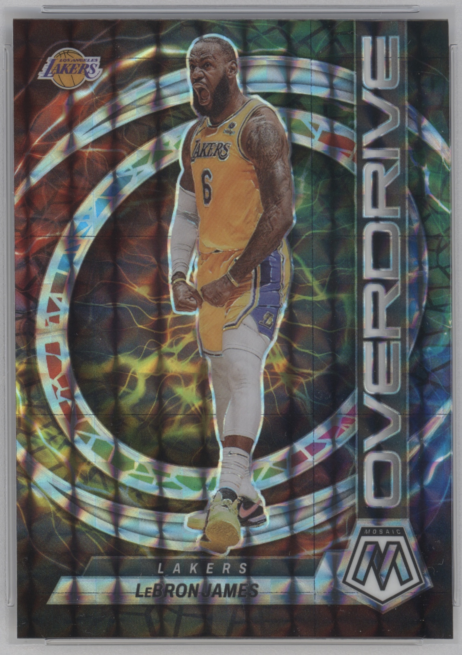 2022 Panini Mosaic Basketball LeBron James #4 PSA 10