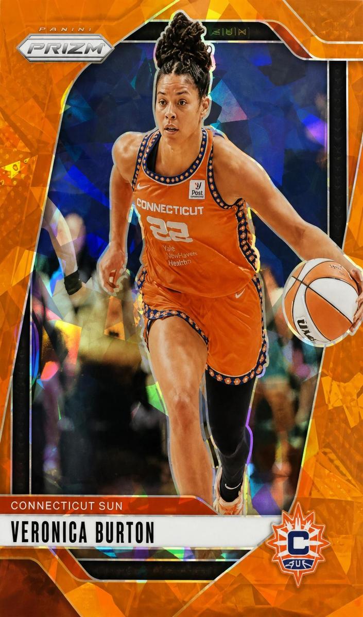 2024 Panini Prizm WNBA Basketball Orange Ice Veronica Burton #35