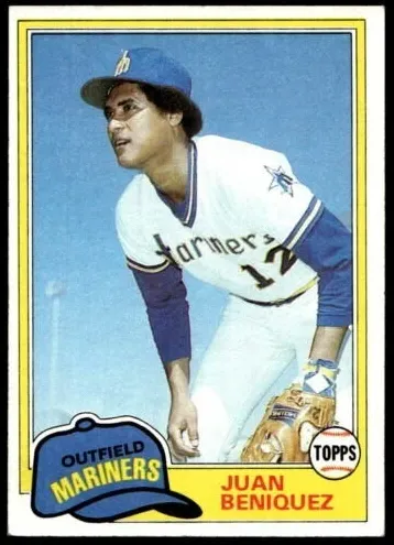 1981 Topps Baseball Juan Beniquez #306