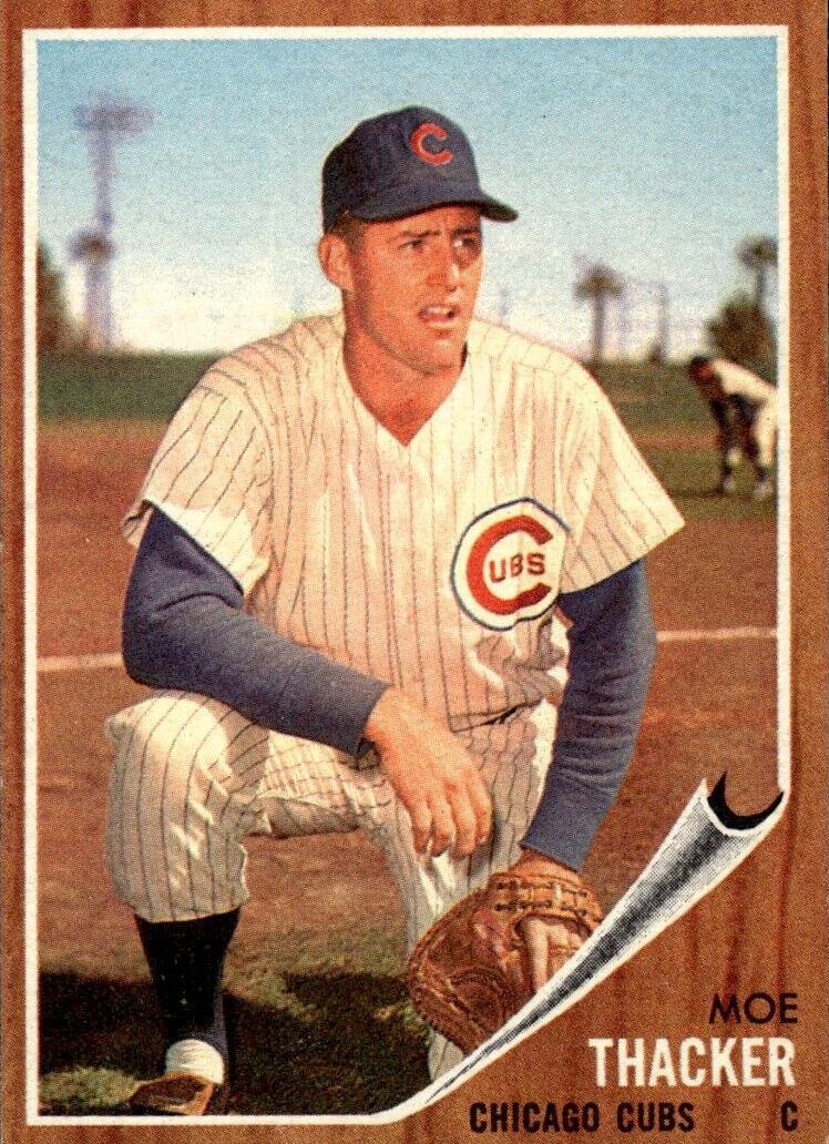 1962 Topps Baseball Moe Thacker #546 PSA 6