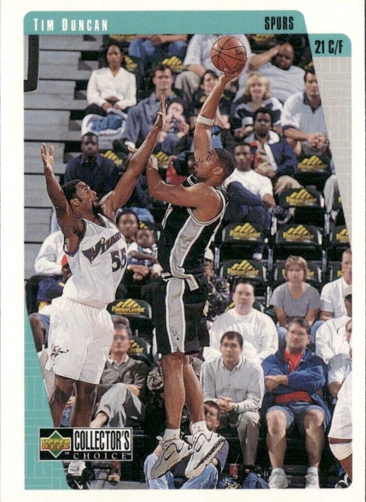 1997 Upper Deck Collector's Choice Basketball Tim Duncan #323 PSA 9