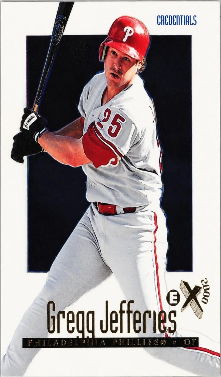 1997 Skybox E-X2000 Baseball Credentials Gregg Jefferies #88