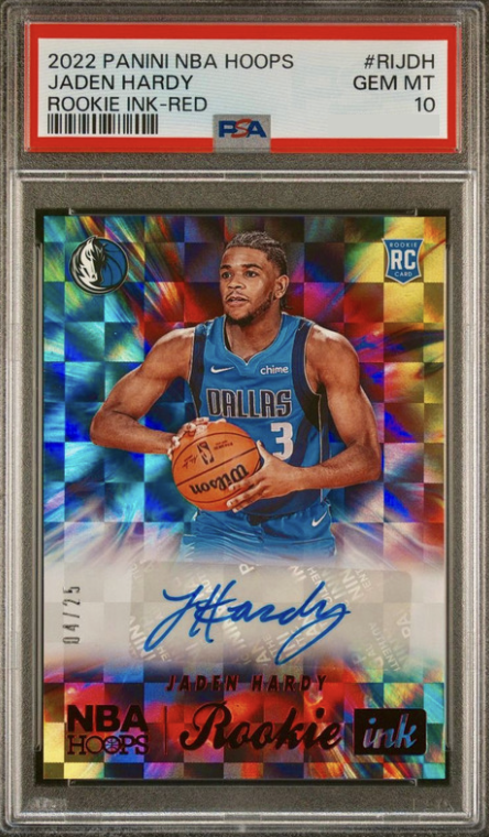 2022 Panini Hoops Basketball Red Jaden Hardy #RI-JDH