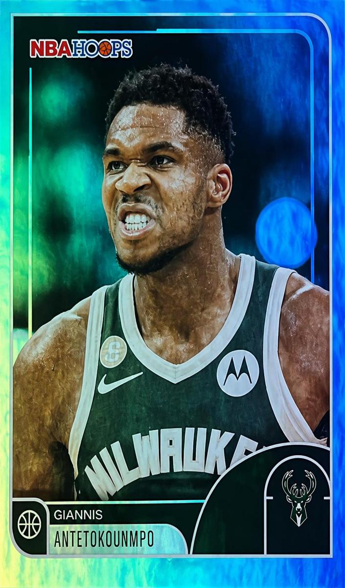 2025 Topps NBA Hoops Basketball Green Hoops Giannis Antetokounmpo #NTN-2