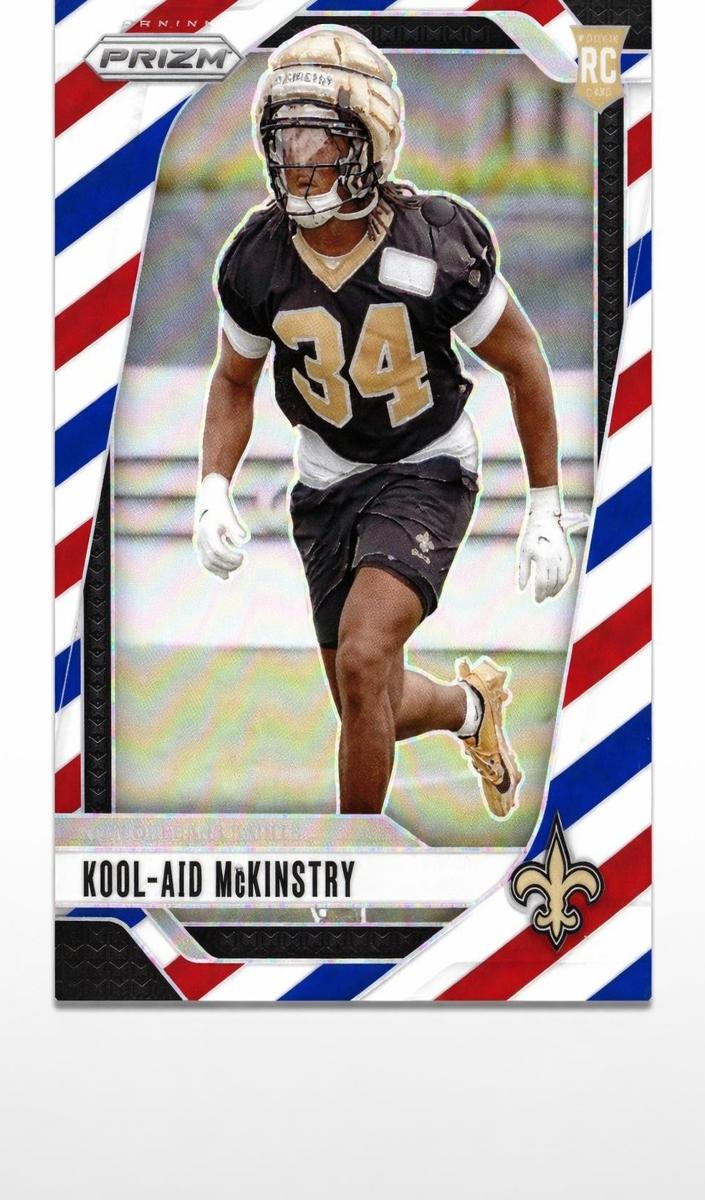 2024 Panini Prizm Football Red White and Blue Kool-Aid McKinstry #363