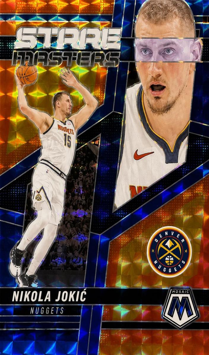 2024 Panini Mosaic Basketball Blue Nikola Jokic #6