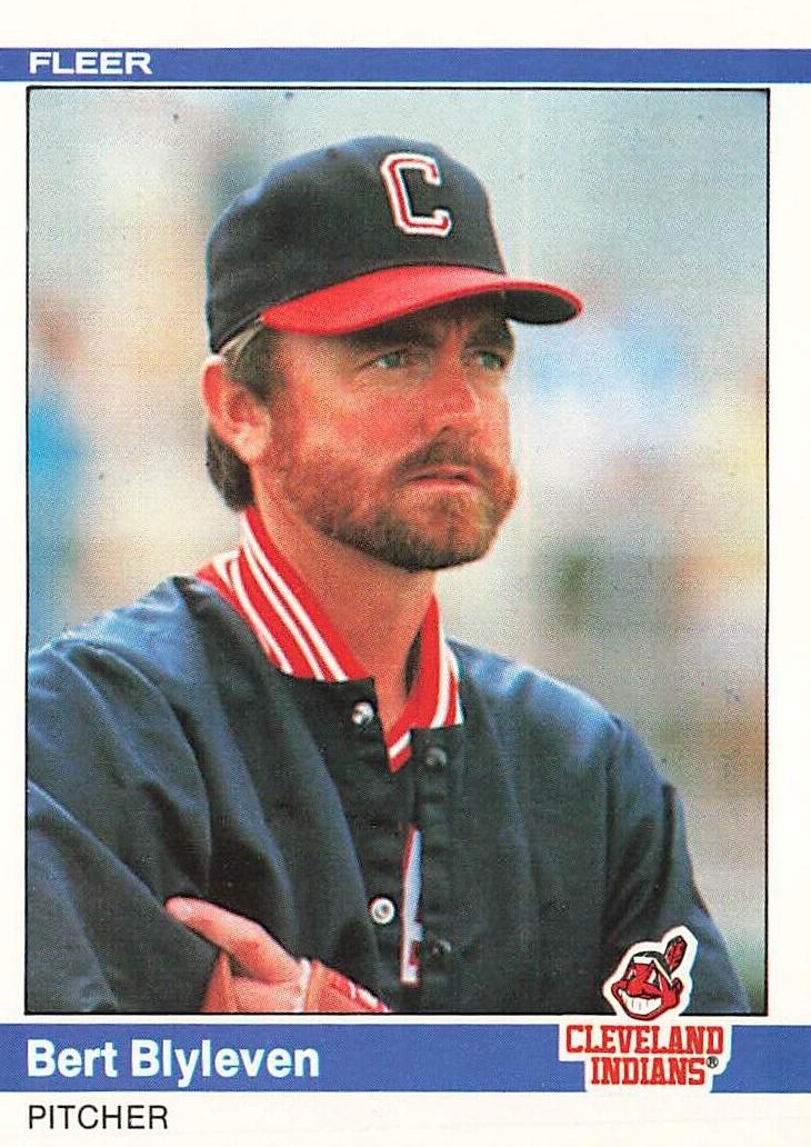 1984 Fleer Baseball Bert Blyleven #536