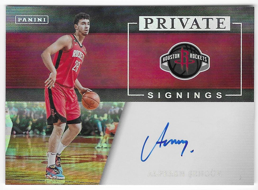 2023 Panini Private Signings Basketball Alperen Sengun #PS-APN