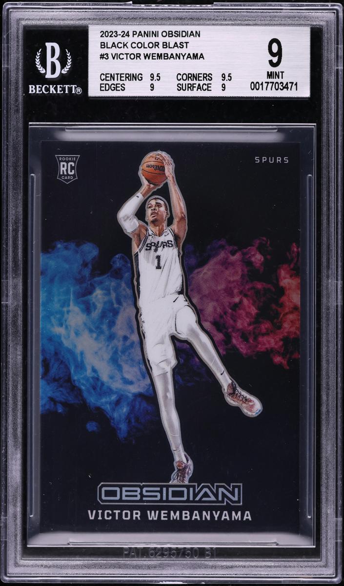 2023 Panini Obsidian Basketball Victor Wembanyama #3 PSA 10