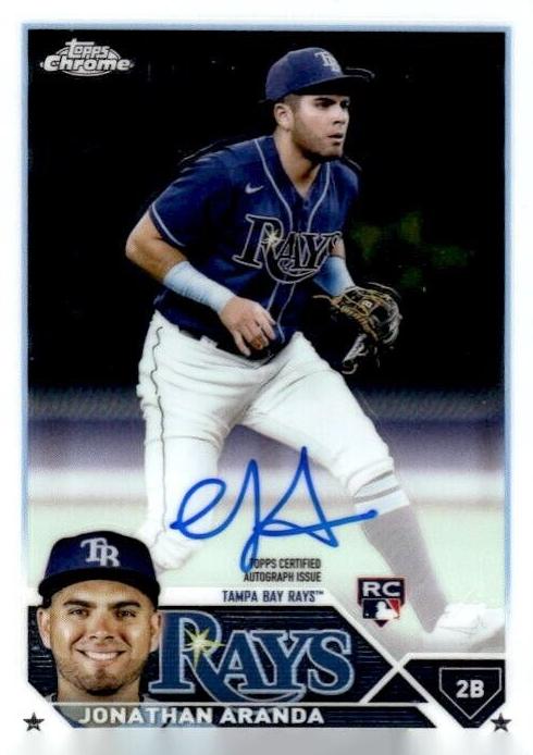 2023 Topps Chrome Baseball Jonathan Aranda #RA-JAR SGC 10