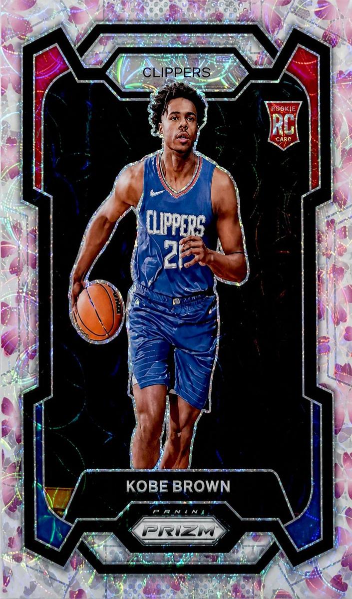 2023 Panini Prizm Basketball Choice Cherry Blossom Kobe Brown #144 PSA 9
